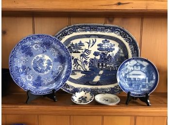 Assorted Blue Dishes - Bridgeport Pickup