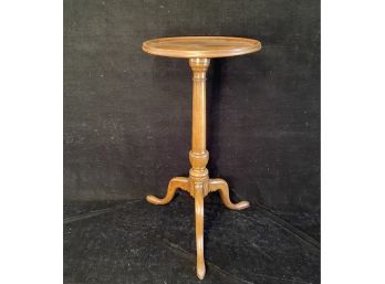 Antique Round Top Pedestal Table