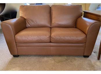 Natuzzi Leather Loveseat