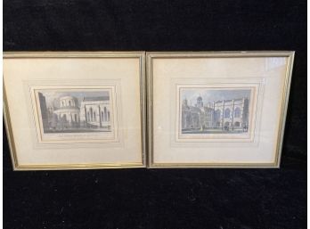 Two British Lithographic Prints