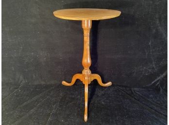 Antique Round Top Pedestal Table