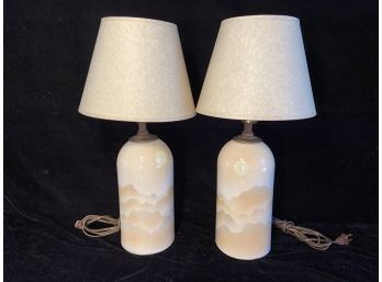 Two Ceramic Table Lamps