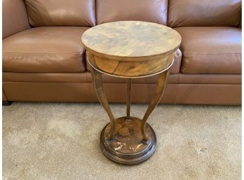 Italian Made Circular Top End Table