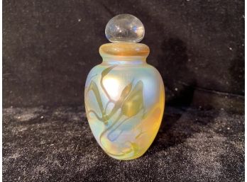 Signed Eickholt Art Glass Perfumer/Paperweight