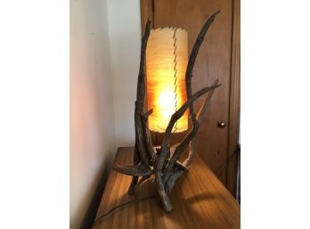 Vintage Driftwood Lamp