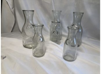 Lot Of Vintage Embossed Since 1852 Glass Milk Bottles Paul Mason