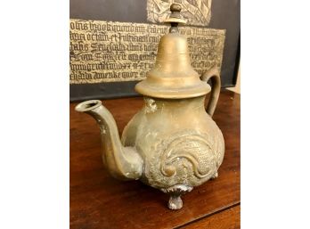 Antique Moroccan Brass Teapot