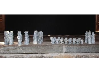 Zimbabwe Hand Carved Soapstone Chess Pieces