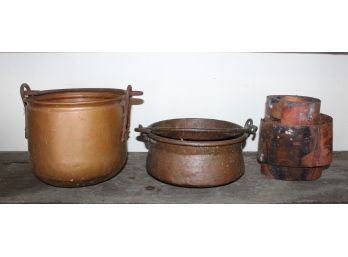 Assortment Of Copper Vessels