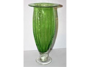 Beautiful Celadon Green Vase 16'