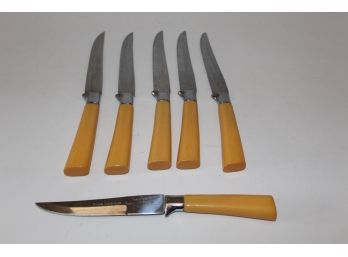 Sheffield Bakelite Steak Knives