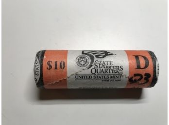 US MINT ROLL OF ALABAMA STATE 2003 STATE QUARTERS NEVER OPENED $10 Roll