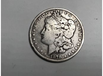 1878 Morgan Silver Dollar Reverse 1879 79 7TF - First Year
