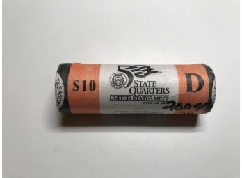 US MINT ROLL OF MICHIGAN  STATE 2004 STATE QUARTERS NEVER OPENED $10 Roll