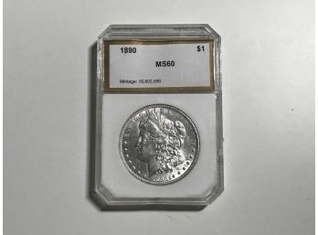 1890 Morgan Silver Dollar MS60