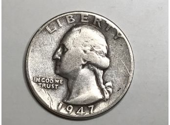 1947 Silver Quarter