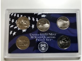 2006 United States Mint Quarters Proof Set With COA