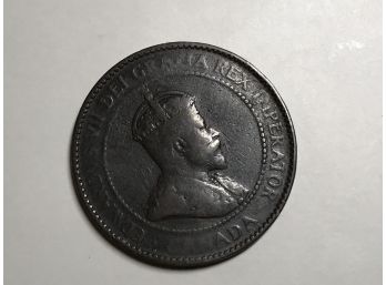 1904 AU Canada Large One Cent Edward VII RARE
