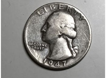 1947 Silver Washington Quarter