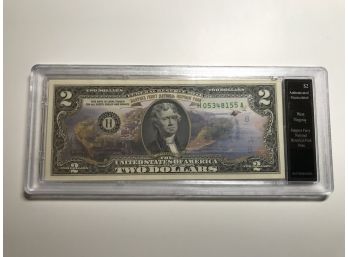 $2 Note Effigy Mounds National Monument Note Iowa Authenticated Uncirculated