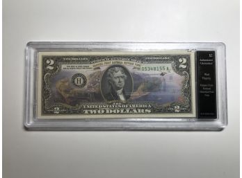 $2 Note Harpers Ferry National History Park West Virginia Authenticated Uncirculated