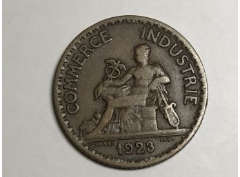 1923 Commerce Industrie 1 Bon Pour Franc