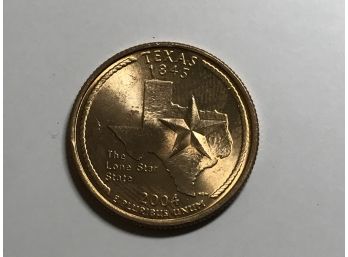 Gold Coin 2004 State Of Texas