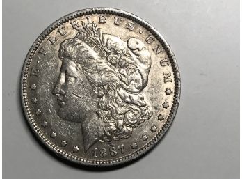 1887-O  Morgan Silver Dollar High Grade