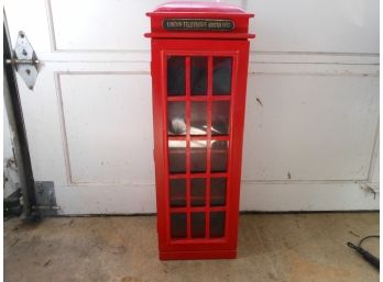 Mini Phone Booth Cabinet W/shelves
