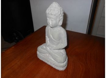 Cool Cement Buddha Statue - 12in Height