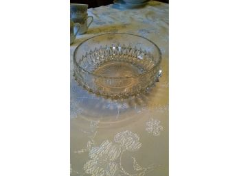 Crystal Glass Dish - 8'