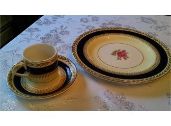 6' Plate And Cup/sauce Set