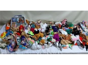Collection Of 140 Beanie Babies