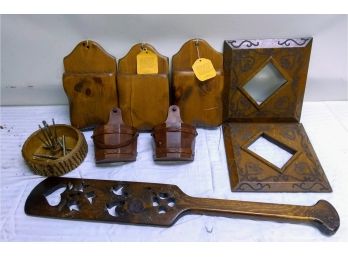 Miscellaneous Wooden Country Home Items
