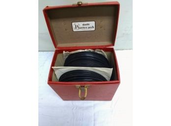 Group Of 45 RPM Records And Case