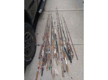 Large Fishing Pole Lot # Two *No Reels*