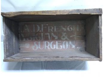 Berry Brothers Varnished Wooden Advertising Box