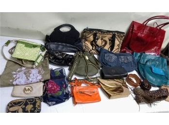 Group Of Mixed Purses And Other Accessories