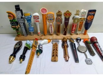 Large Collection Of Beer Taps
