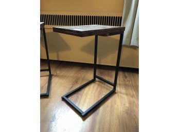 Pair Of Modern Extendable Side Tables