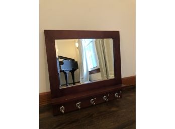 Hall Mirror With Hooks
