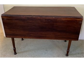 Vintage Or Antique?  Wooden Drop Leaf Table