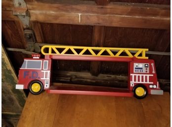 Kid's Fire Truck Wall Shelf - WSP