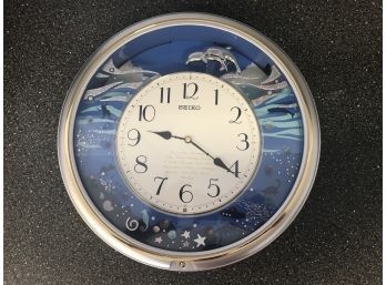 NEW Seiko Nautical Underwater Themed Wall Clock