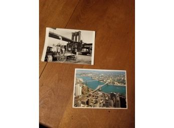 Vintage Brooklyn Bridge Postcards - LIC