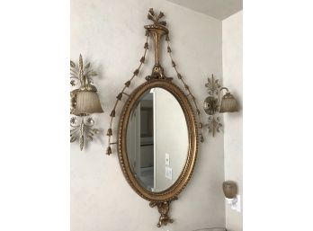 Ornate Beveled Wall Mirror