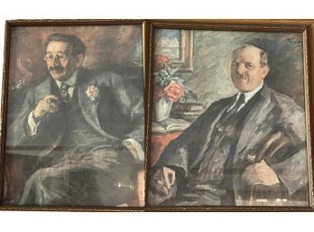 Two Vintage Framed Prints By Leonid Pasternak 14' X 16'