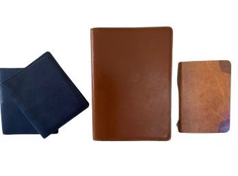 Magellan's Leather Passport Holders  And Two Ruled Journals - 4 Pieces