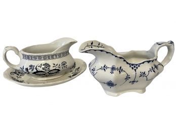 Vintage Wedgwood And Allertons Gravy Boats