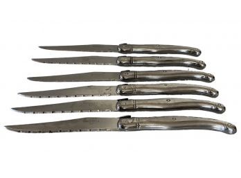 Six French Barenthal Bee Steak Knives 9'